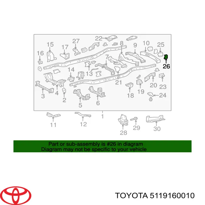 5119160010 Toyota 