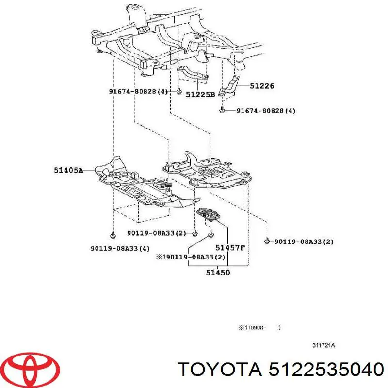 Купити 5122535040 Toyota 