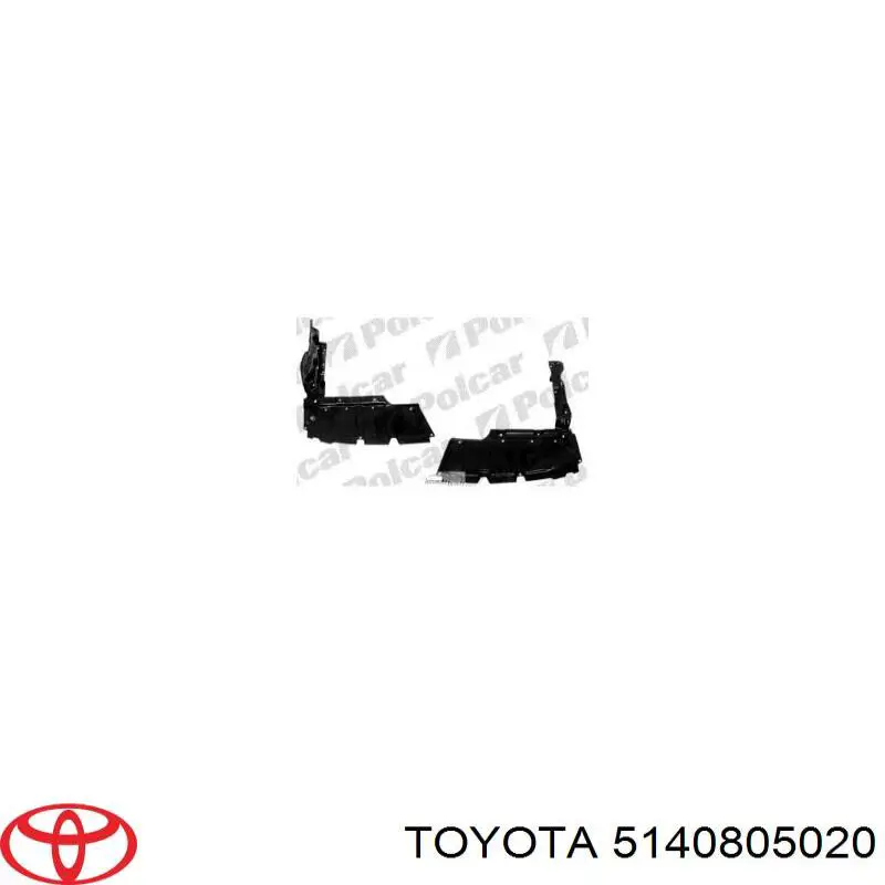 Купити 5140805021 Toyota Захист двигуна, правий