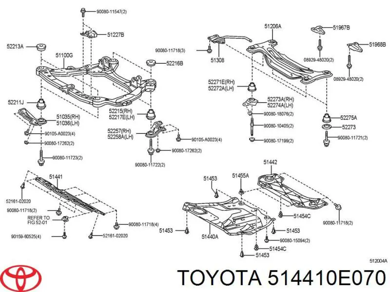  514410E070 Toyota