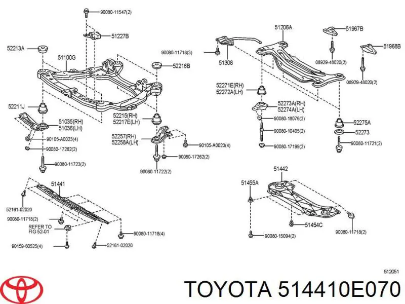 514410E070 Toyota