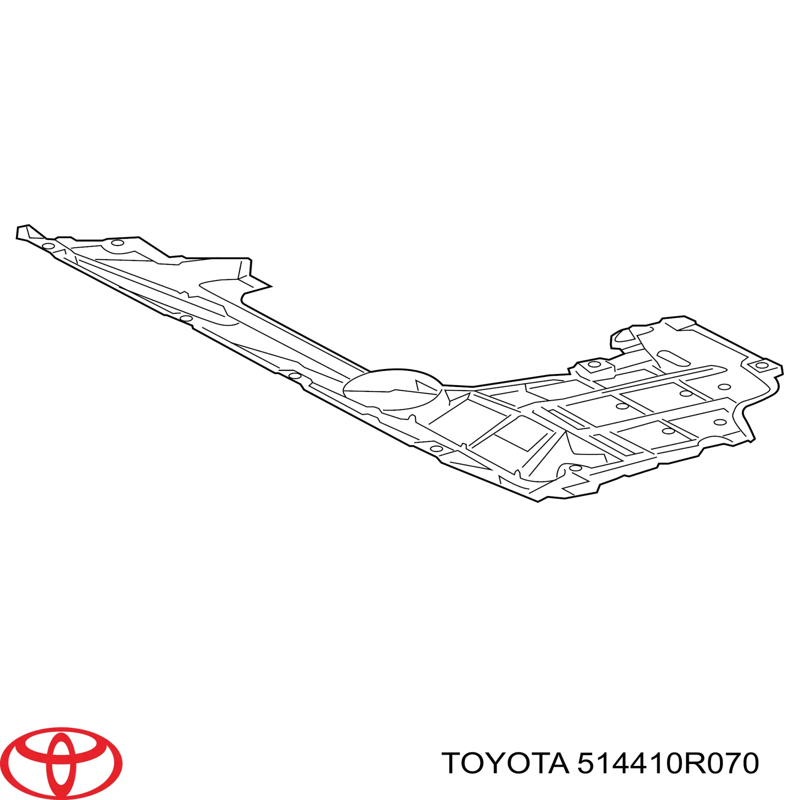 514410R070 Toyota захист двигуна передній