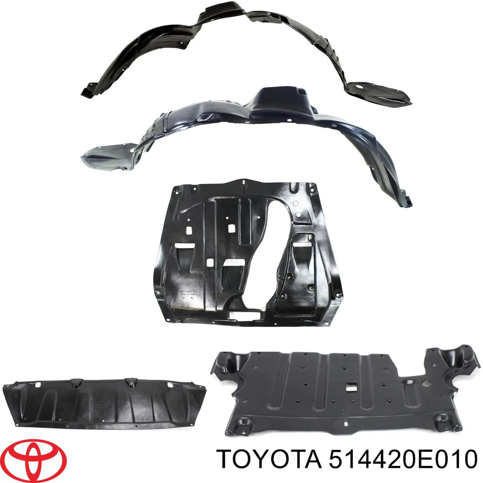 5144248021 Toyota Захист двигуна задня