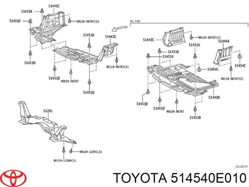  Toyota 514540E010 ціна, від 2.90 USD