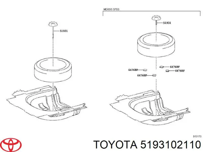  Toyota 5193102110 ціна, від 12.60 USD