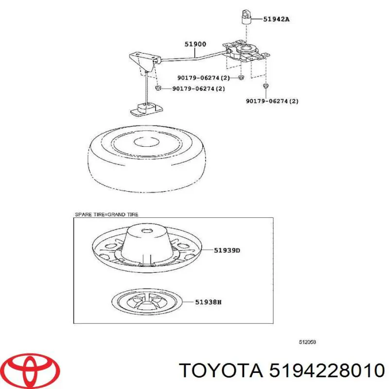  Toyota 5194228010 ціна, від 19.00 USD