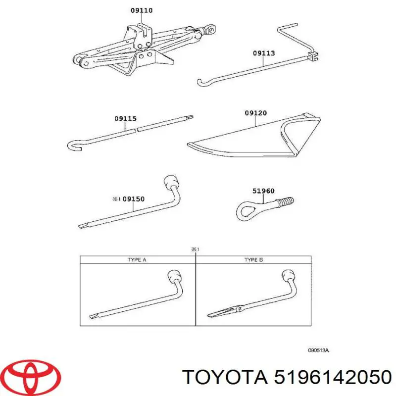 5196142050 Toyota 