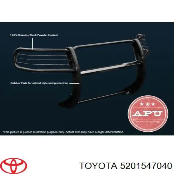 Купити 5201547040 Toyota Кронштейн бампера заднього, правий