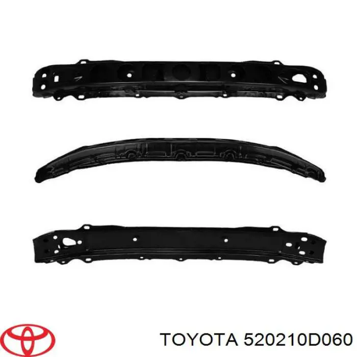 Купити 520210D060 Toyota Буфер бампера переднього