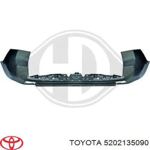 Підсилювач бампера переднього 5202135090 Toyota