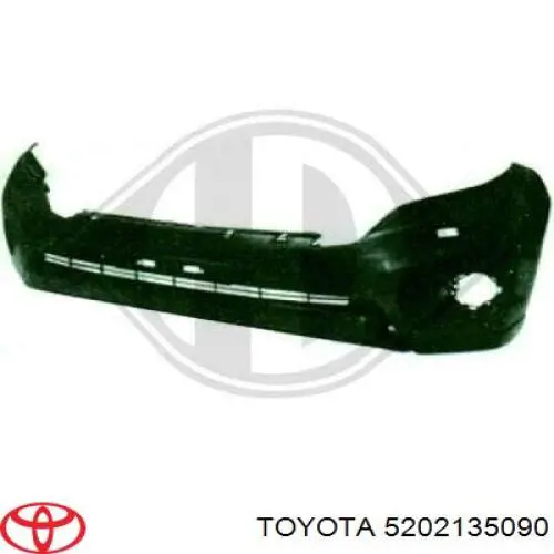 Підсилювач бампера переднього Toyota 5202135090