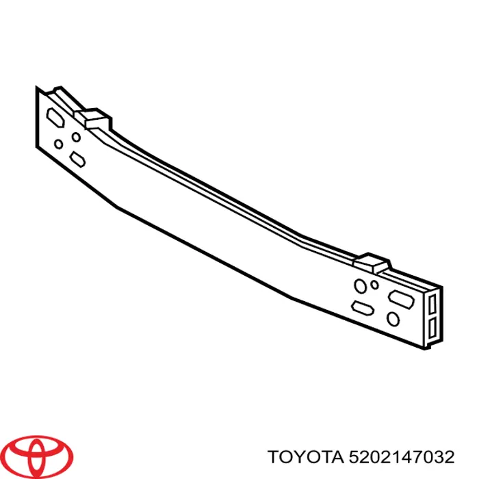 5202147032 Toyota Балка бампера переднього