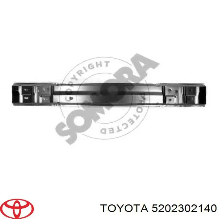 Купити 5202302140 Toyota Буфер бампера заднього