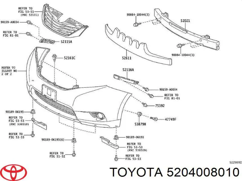  5204008010 Toyota