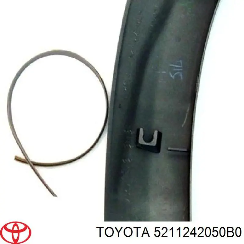 Купити 5211242050B0 Toyota Розширювач передньої арки колеса, правий