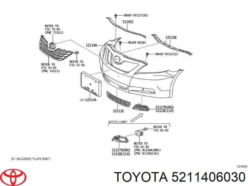  Toyota 5211406030 ціна, від 25.40 USD