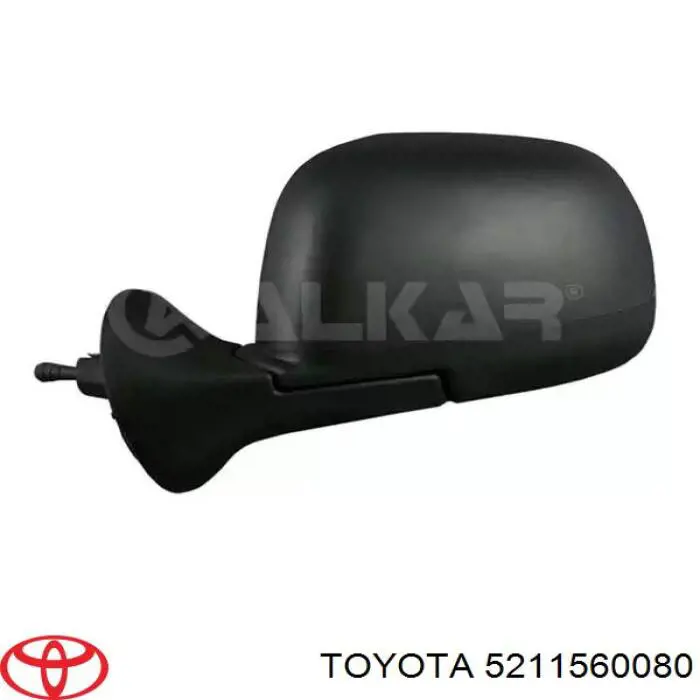5211560080 Toyota Направляюча переднього бампера, права
