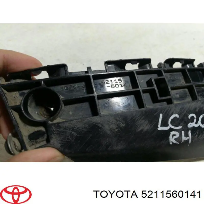 Праве кріплення переднього бампера Toyota 5211560141 ціна, від 19.00 USD