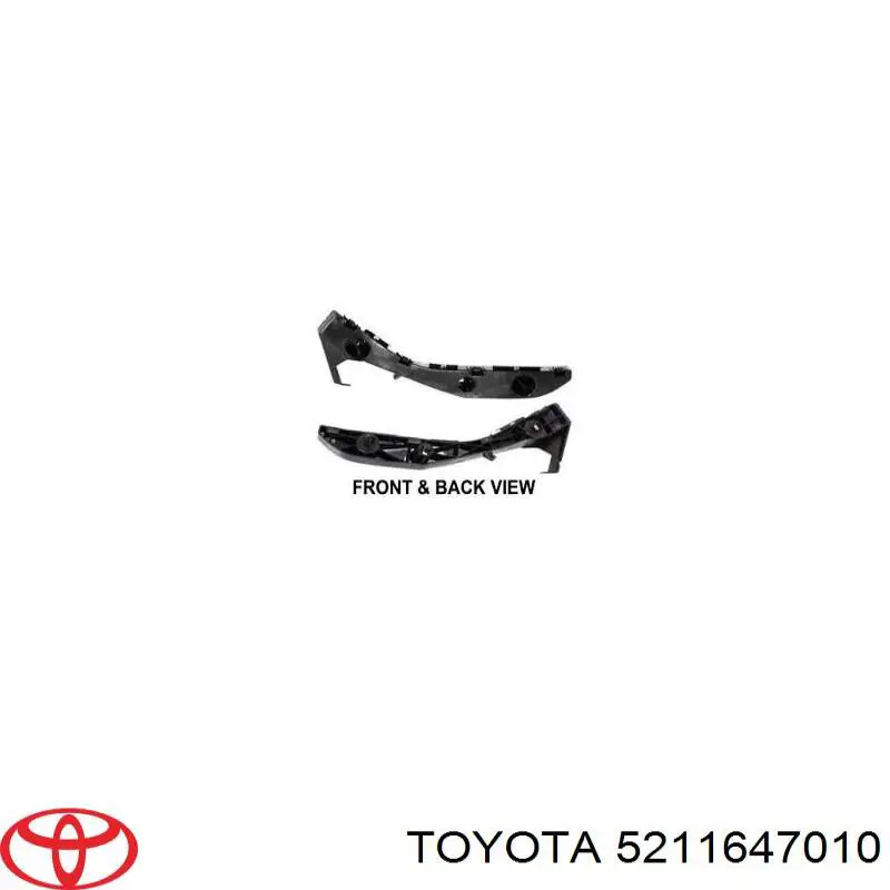 Супорт радіатора лівий/монтажна панель кріплення фар Toyota Prius (NHW20) (Тойота Пріус)