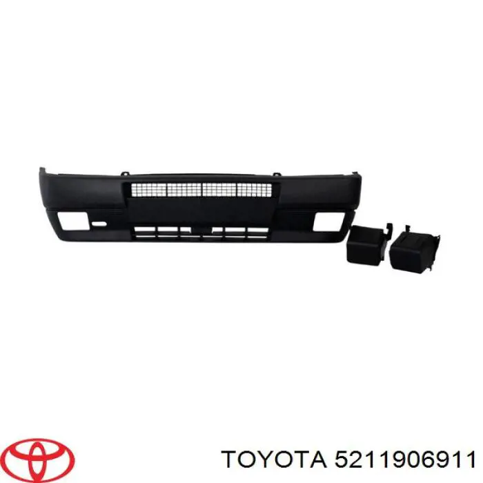 5211906911 Toyota Бампер передній в зборі