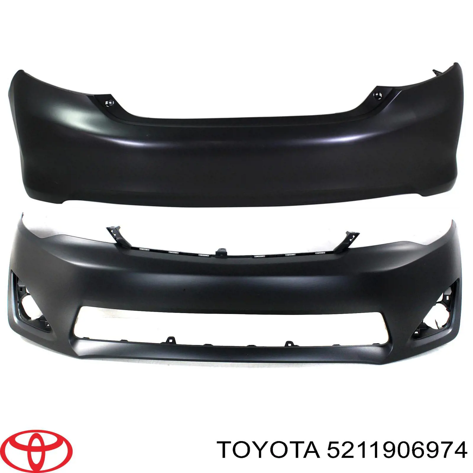  Передній бампер Toyota Camry 