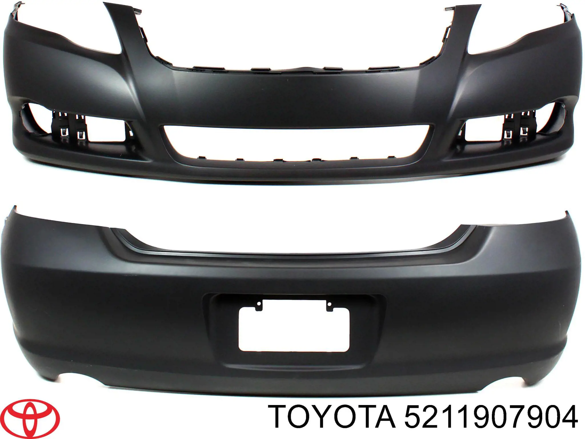 5211907904 Toyota Бампер передній в зборі