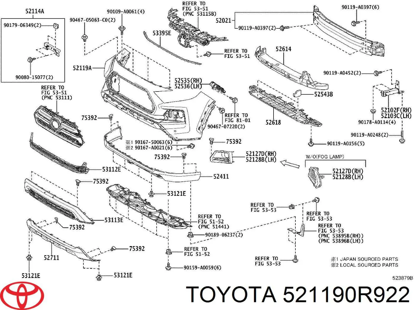  521190R922 Toyota