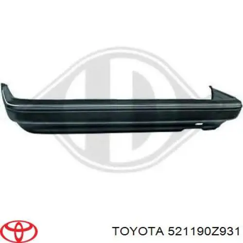 Бампер на авто Toyota 521190Z931 ціна, від 55.53 USD