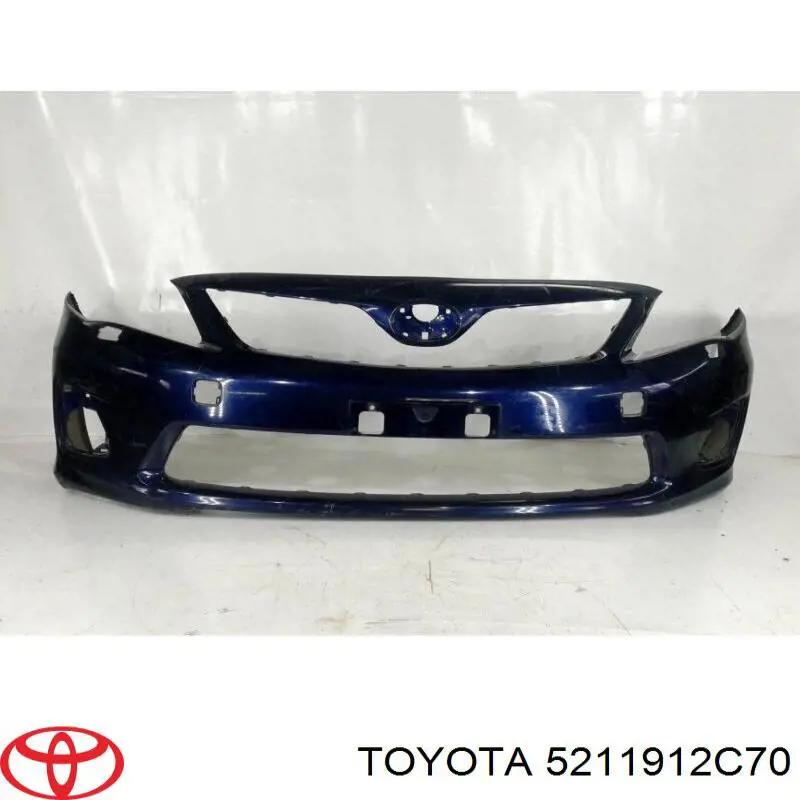 5211912C70 Toyota Бампер передній в зборі