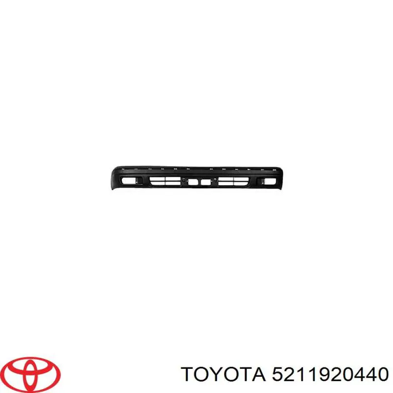 Передній бампер на Toyota Carina II 