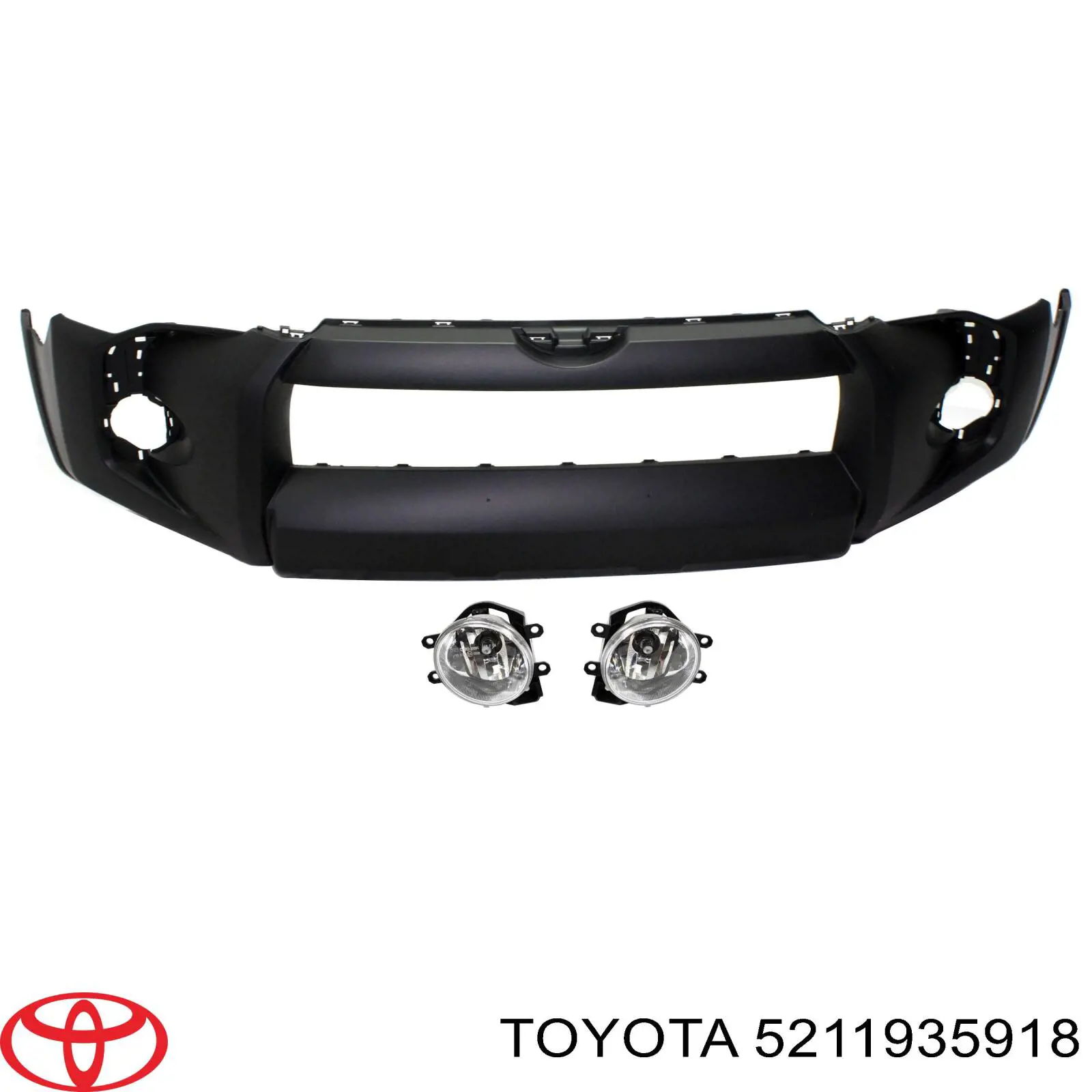 5211935918 Toyota Бампер передній в зборі