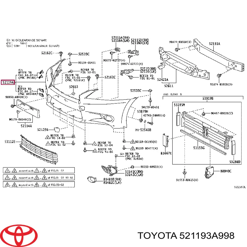  521193A998 Toyota