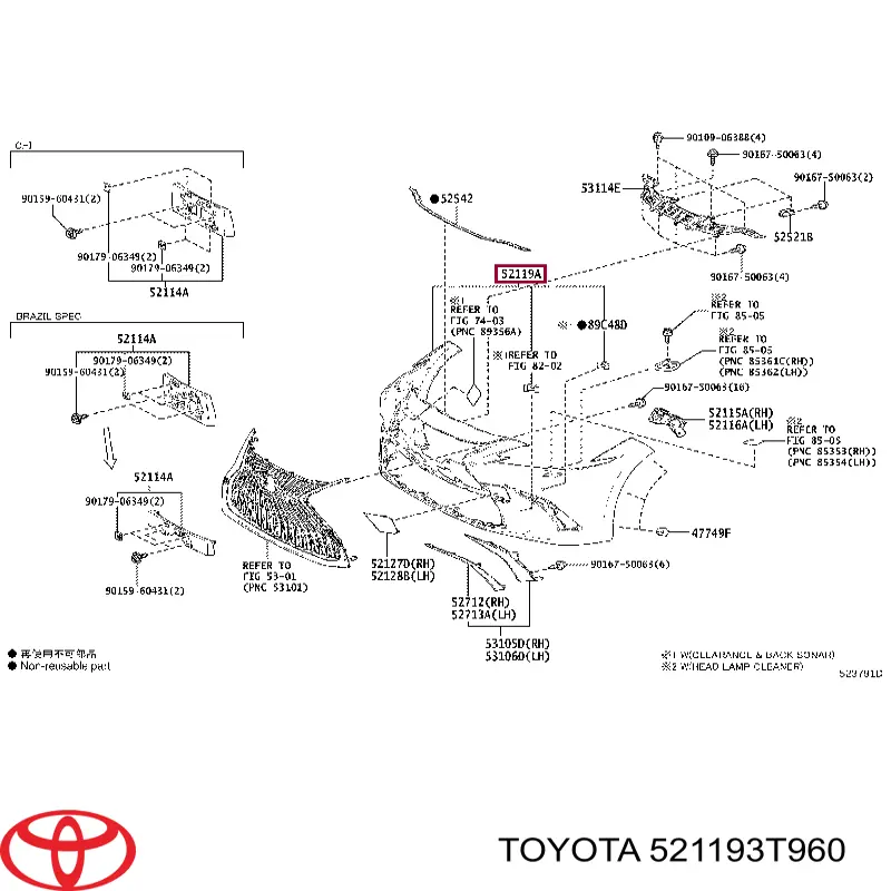  521193T960 Toyota