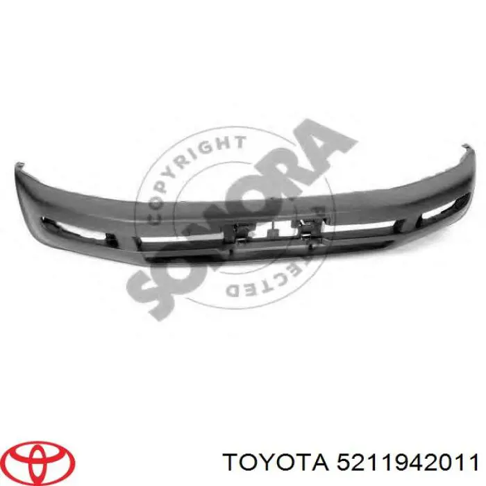 Бампер передній 5211942011 Toyota