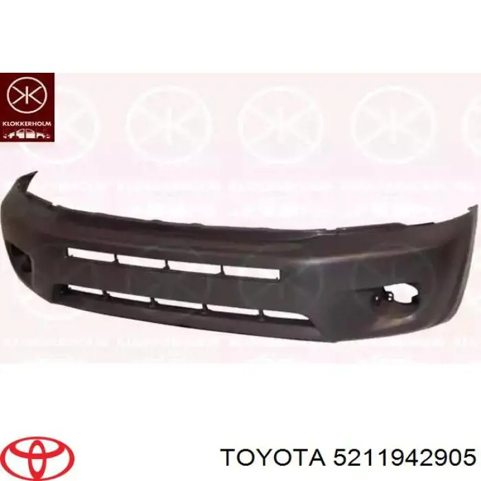 Бампер на авто Toyota 5211942905 ціна, від 132.60 USD
