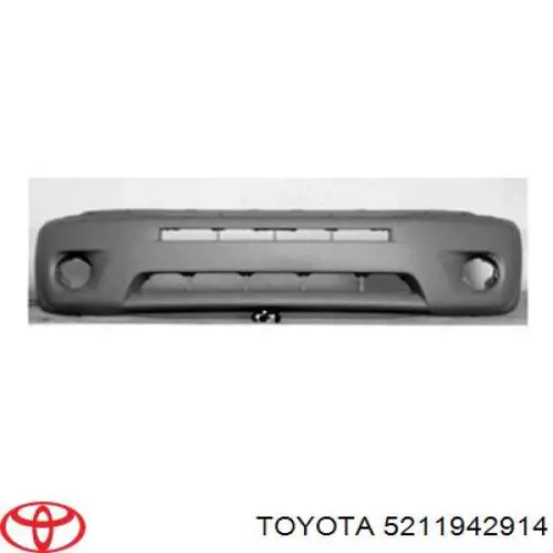 5211942914 Toyota Бампер передній в зборі
