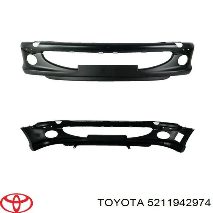 5211942974 Toyota Бампер передній в зборі