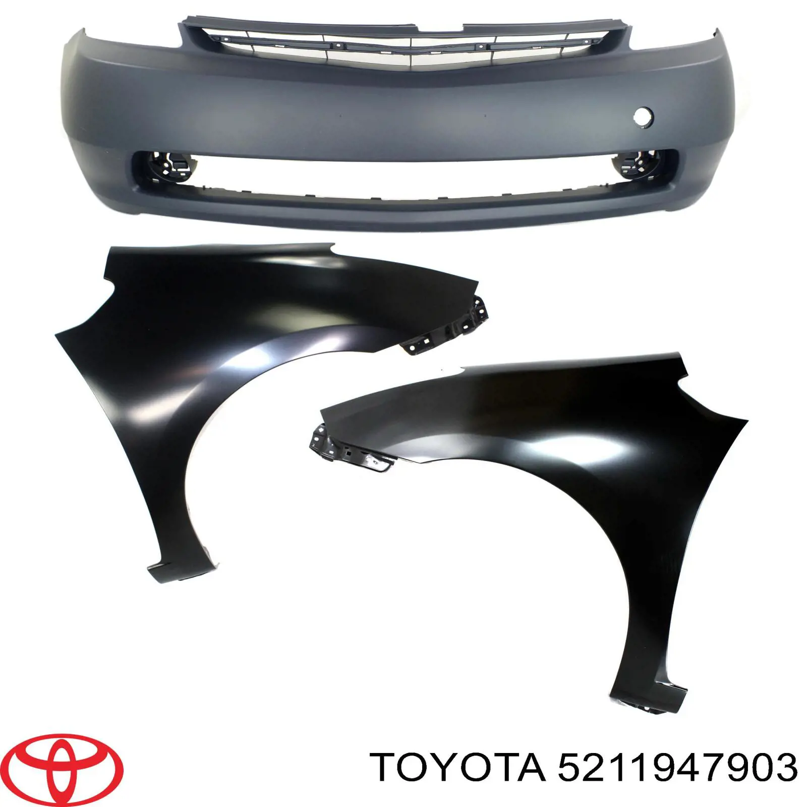 Передній бампер 5211947903 Toyota