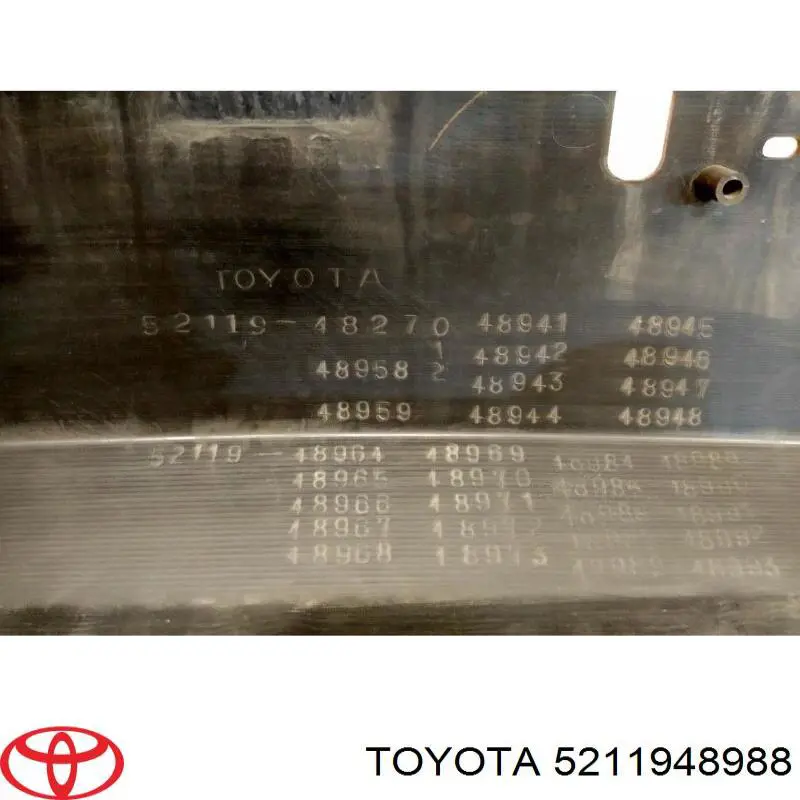 Бампер на авто Toyota 5211948988 ціна, від 450.07 USD