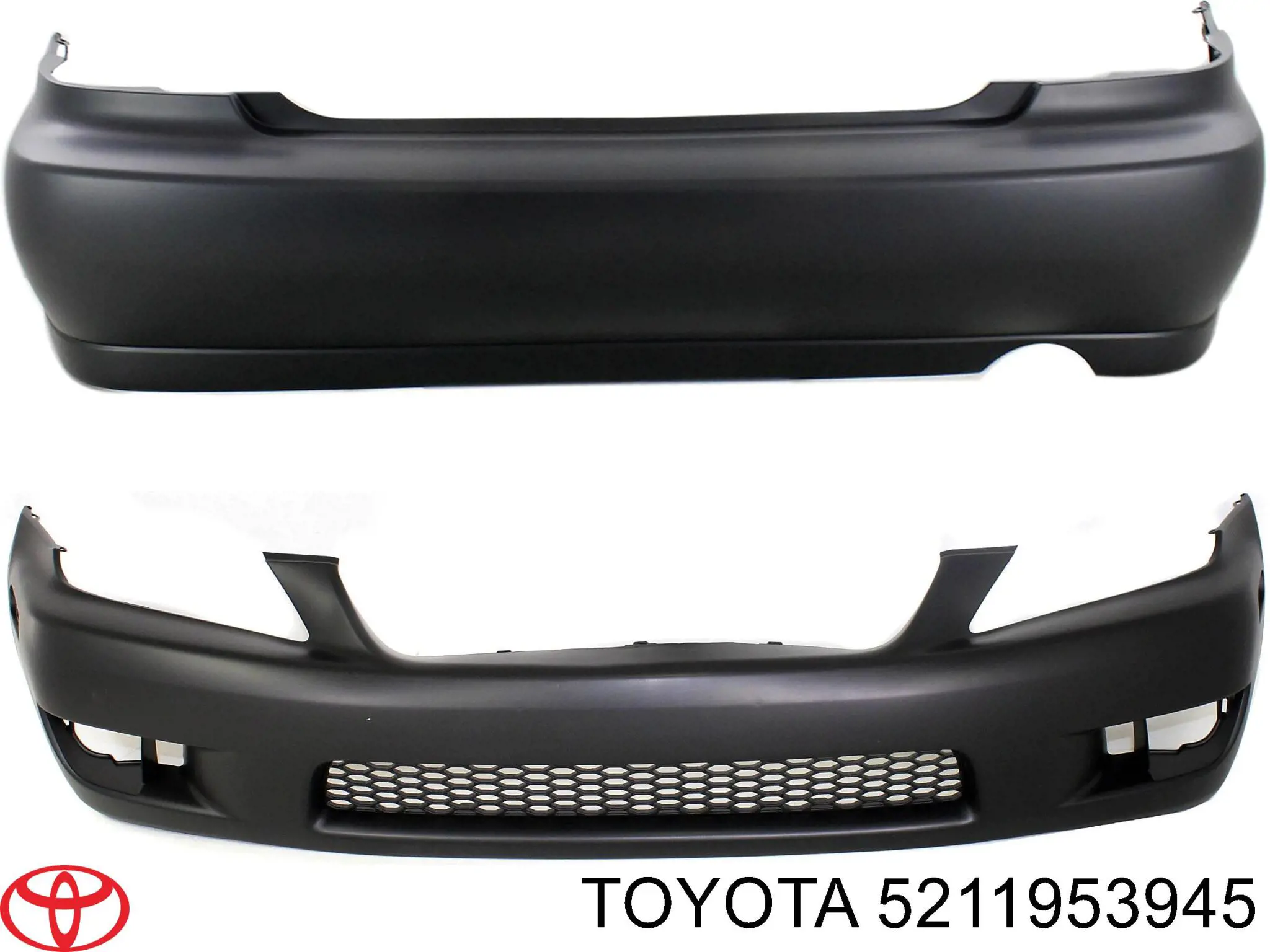 5211953945 Toyota Бампер передній в зборі