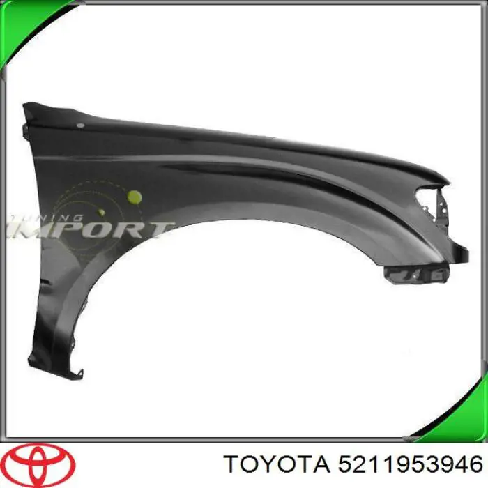 Бампер на авто Toyota 5211953946 ціна, від 105.36 USD