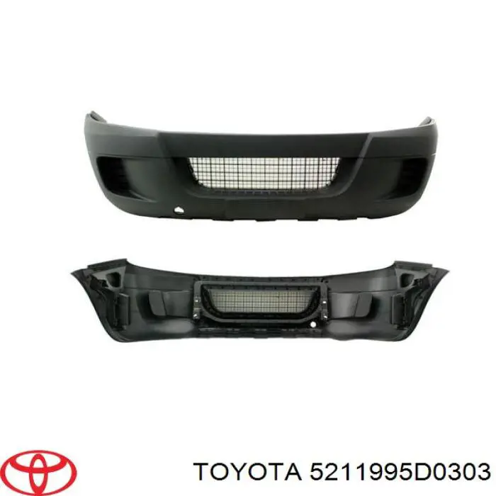 Бампер передній Toyota Previa 