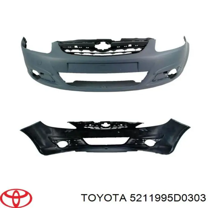 Бампер на авто Toyota Previa мінівен (TCR1, TCR2) (1990 - 2000) ціна, від 953.98 USD