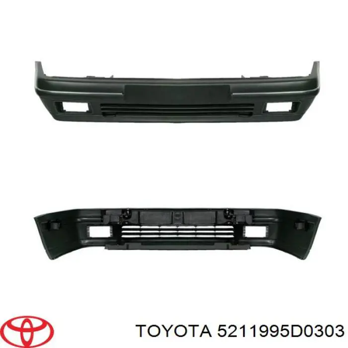  Передній бампер Toyota Previa 