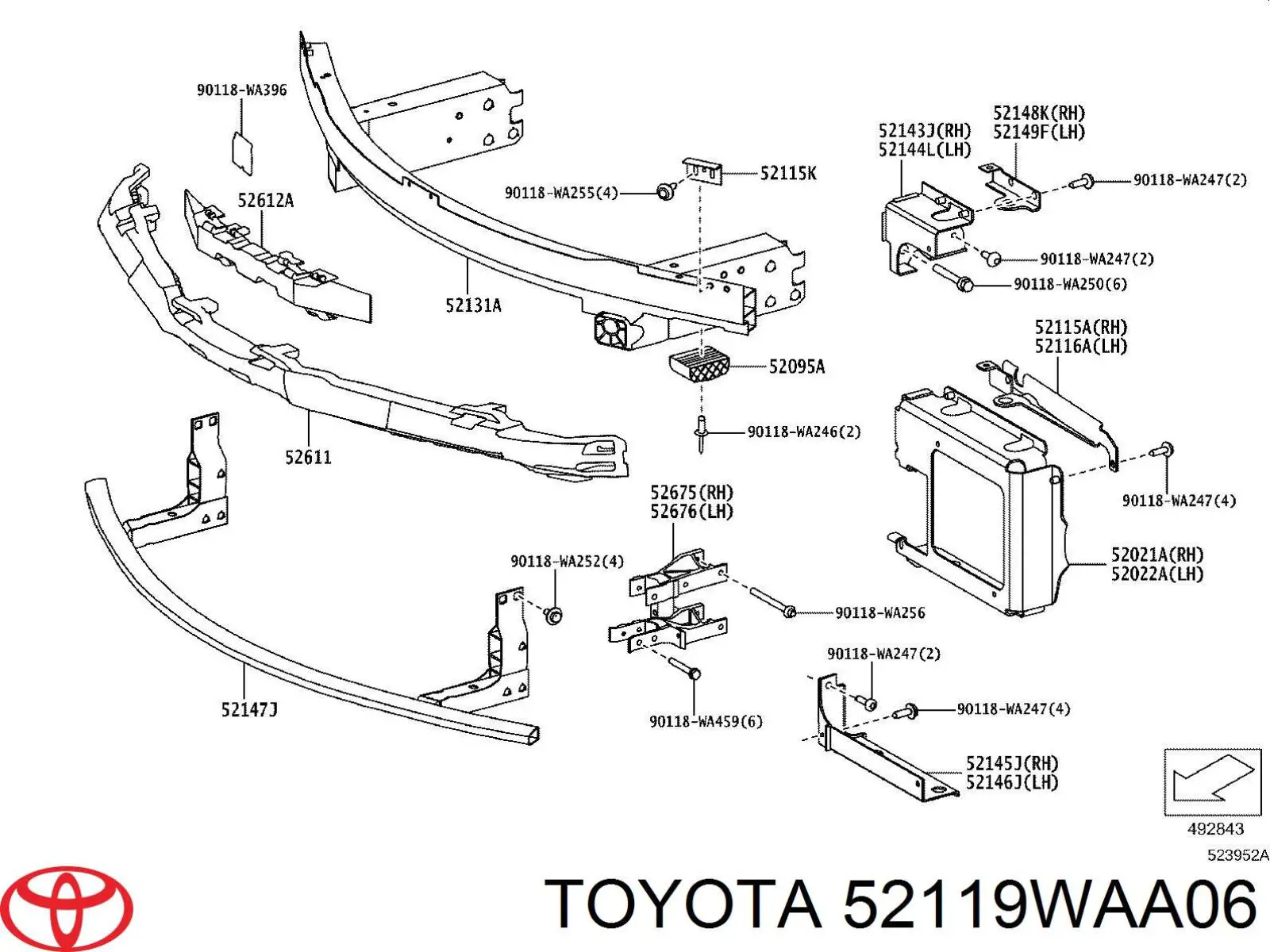  52119WAA06 Toyota