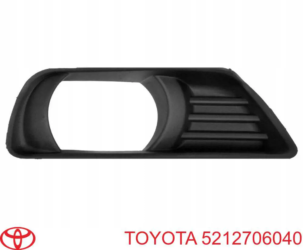 Заглушка/ решітка протитуманних фар бампера переднього, права Toyota Camry (V40) (Тойота Камрі)