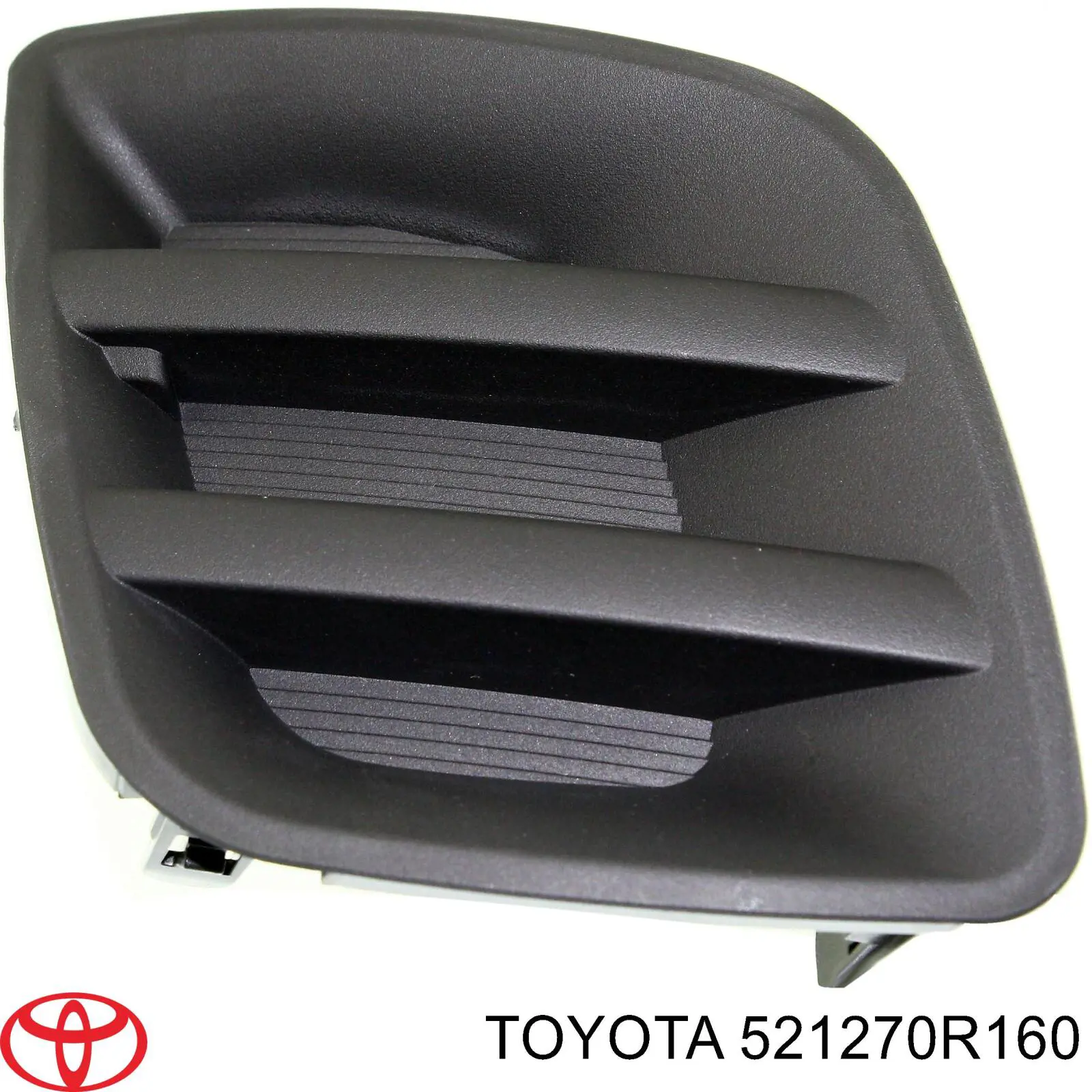 Заглушка/ решітка протитуманних фар бампера переднього, ліва Toyota Rav4 (A5, H5) (Тойота Рав4)