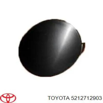 5212712903 Toyota Заглушка бампера буксирувального гака, передня права