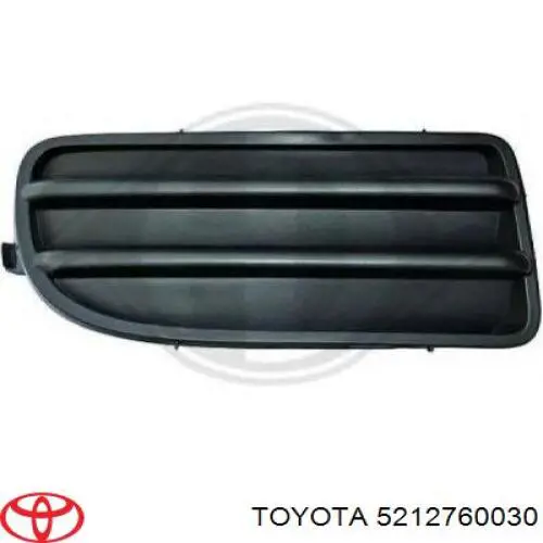 Заглушка протитуманки передньої правої Toyota 5212760030 ціна, від 11.57 USD