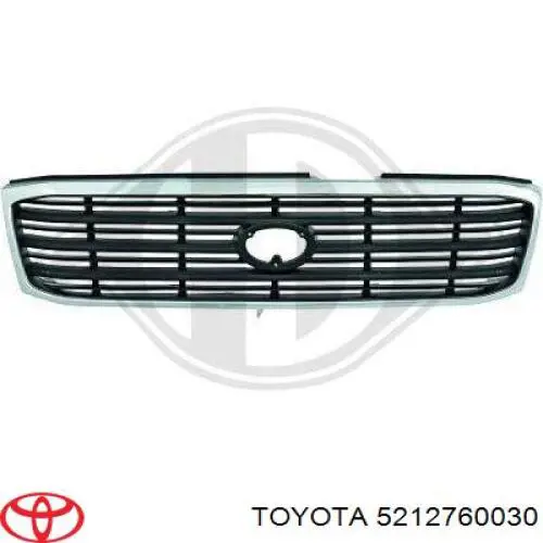 Купити 5212760030 Toyota Заглушка/ решітка протитуманних фар бампера переднього, права